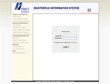 Tablet Screenshot of masterfile.havi-logistics.com.ph